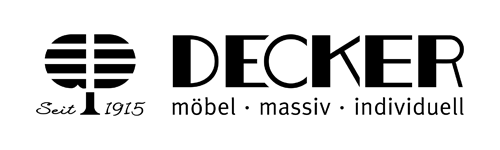 decker moebel massiv individuell logo